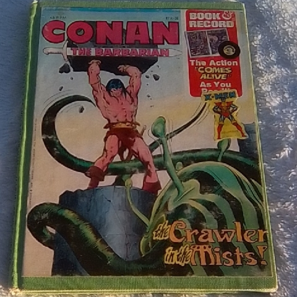 Marvel Conan the Barbarian Vinyl Record - Pink, Green, Black Comic Book Marvel